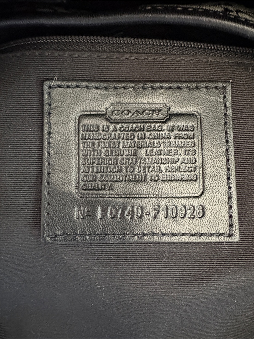 Authentic Coach Soho F10926 Black Gray Signature C Canvas Y2K Shoulder Bag - Picture 13 of 16